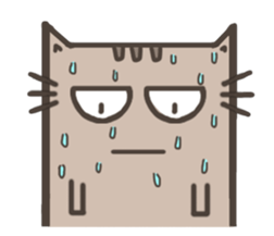 Lotte cat, The long long cat sticker #7547432