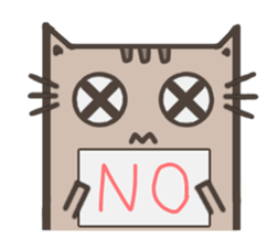 Lotte cat, The long long cat sticker #7547443