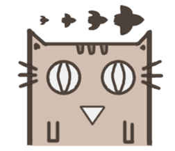 Lotte cat, The long long cat sticker #7547457