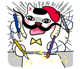 The Magic Dali-Cat sticker #7547570