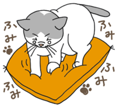 A cute world out of cat 2 sticker #7547704