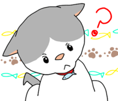 A cute world out of cat 2 sticker #7547711