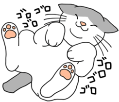 A cute world out of cat 2 sticker #7547714