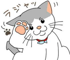 A cute world out of cat 2 sticker #7547716