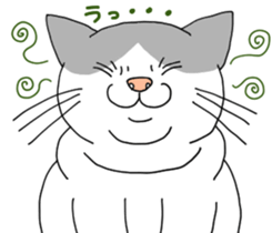 A cute world out of cat 2 sticker #7547717