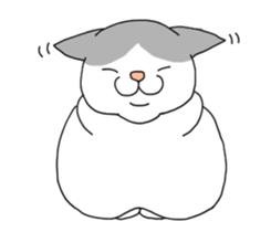 A cute world out of cat 2 sticker #7547723