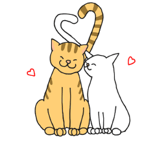 A cute world out of cat 2 sticker #7547739