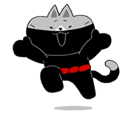 Ninja Cat & Samurai Rabbit sticker #7547905