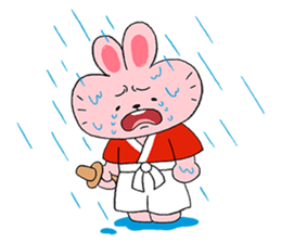 Ninja Cat & Samurai Rabbit sticker #7547909