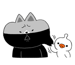 Ninja Cat & Samurai Rabbit sticker #7547914