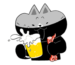 Ninja Cat & Samurai Rabbit sticker #7547920