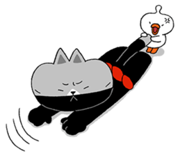 Ninja Cat & Samurai Rabbit sticker #7547922