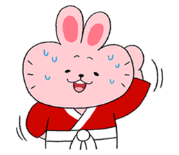 Ninja Cat & Samurai Rabbit sticker #7547925