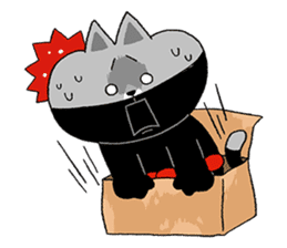 Ninja Cat & Samurai Rabbit sticker #7547928