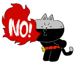 Ninja Cat & Samurai Rabbit sticker #7547933