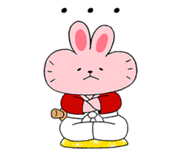 Ninja Cat & Samurai Rabbit sticker #7547936