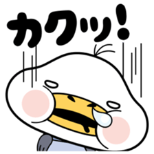 Cute plump gull sticker #7548253