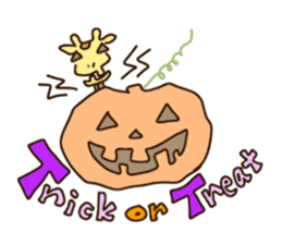 Life of cute giraffe 10th.Autumn sticker #7548382