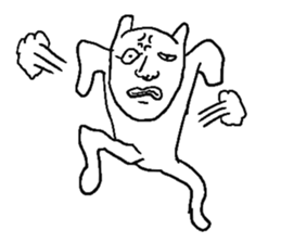 Annoying rabbits. sticker #7548811