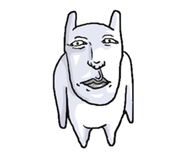 Annoying rabbits. sticker #7548819