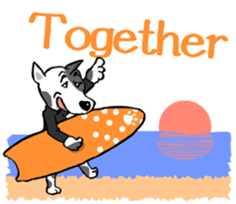 Breeds,Surfer sticker #7549024