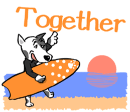 Breeds,Surfer sticker #7549024