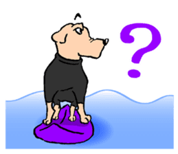 Breeds,Surfer sticker #7549025