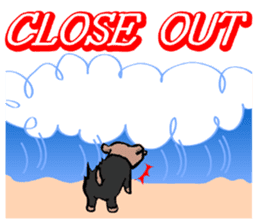 Breeds,Surfer sticker #7549038