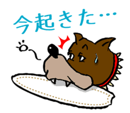 Breeds,Surfer sticker #7549044