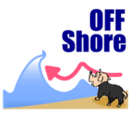 Breeds,Surfer sticker #7549055