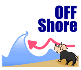 Breeds,Surfer sticker #7549055
