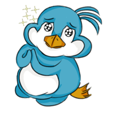 Throw away Penguin sticker #7549061