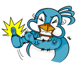 Throw away Penguin sticker #7549080