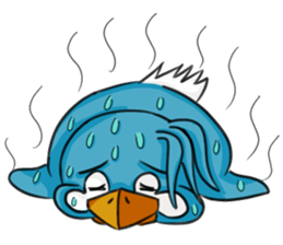 Throw away Penguin sticker #7549083