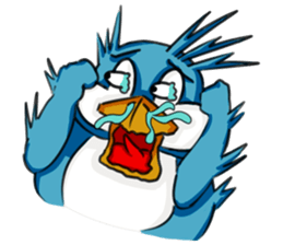 Throw away Penguin sticker #7549089