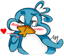 Throw away Penguin sticker #7549090