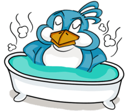 Throw away Penguin sticker #7549091