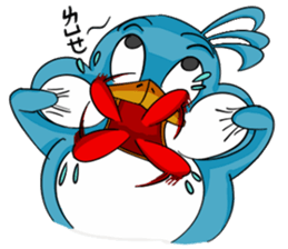 Throw away Penguin sticker #7549092