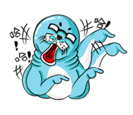 Throw away Penguin sticker #7549099