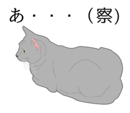 Realistic system cat sticker #7549559