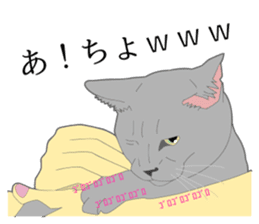 Realistic system cat sticker #7549579