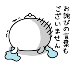 hecoheco honorific rabbit sticker #7549671