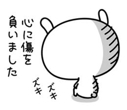 hecoheco honorific rabbit sticker #7549677