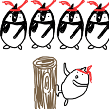 Freezing villagers sticker #7550257