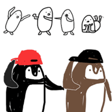 Freezing villagers sticker #7550266