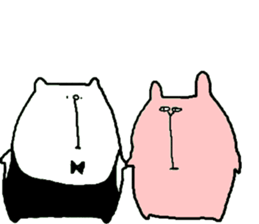 shiro to usachan sticker #7550791