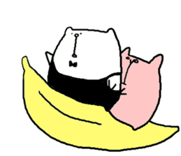 shiro to usachan sticker #7550805