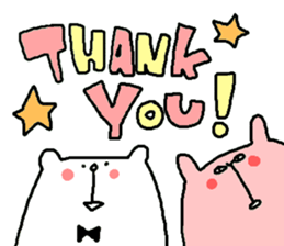 shiro to usachan sticker #7550808