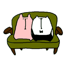 shiro to usachan sticker #7550812