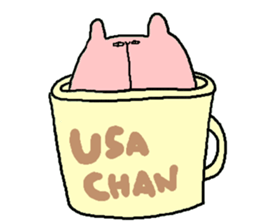 shiro to usachan sticker #7550819